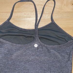 Gray Lululemon Athletica Top - Racerback
